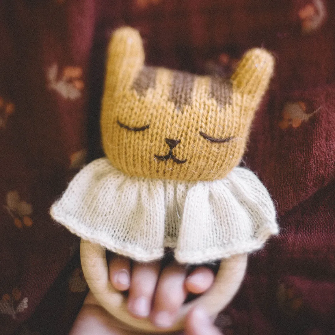 Tiger Teething Ring by Main Sauvage
