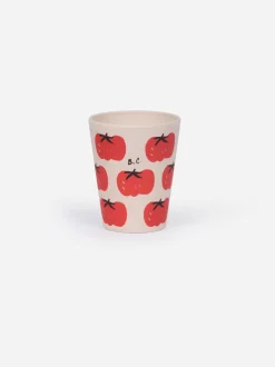 Tomato Design Bamboo Cups Set