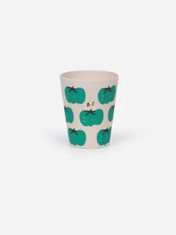 Tomato Design Bamboo Cups Set