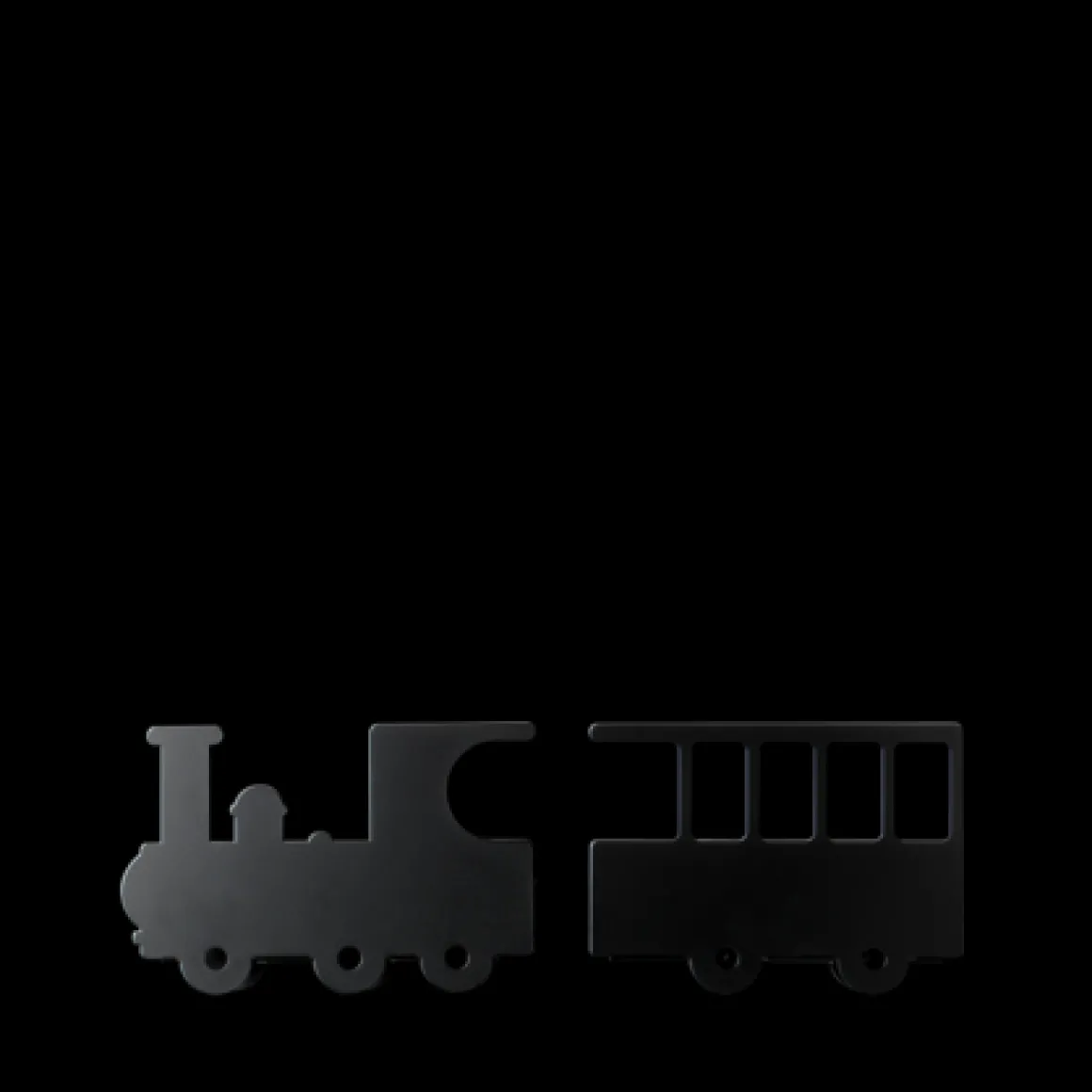 Train Shelf in Black by Tresxics