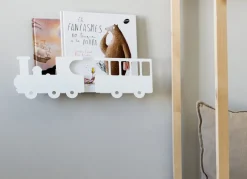 Train Shelf in White by Tresxics