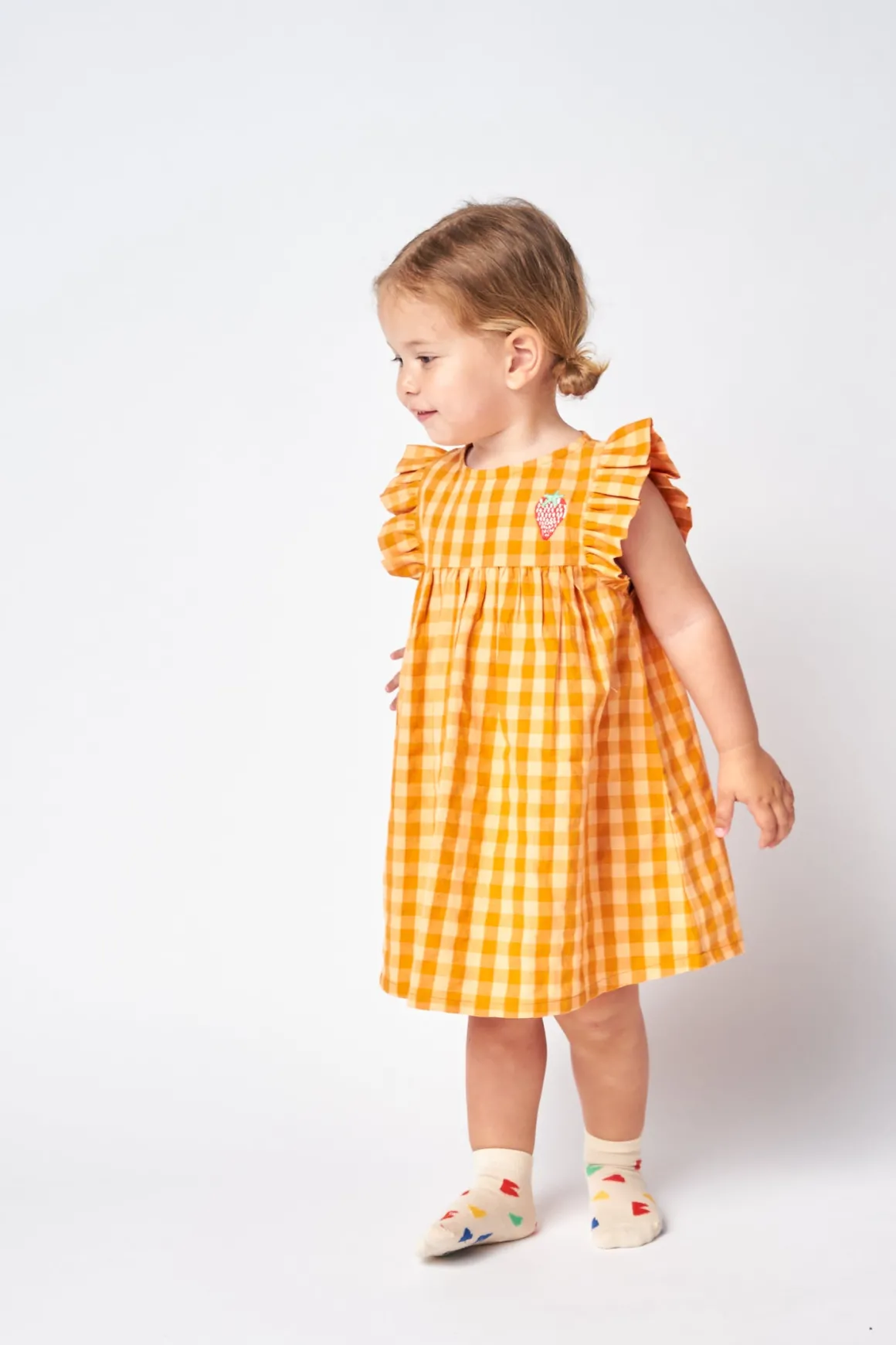 Vichy Woven Organic Cotton Baby Dress