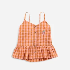 Vichy Woven Tank Top