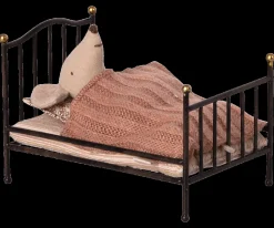 Vintage Bed, Mouse | Anthracite