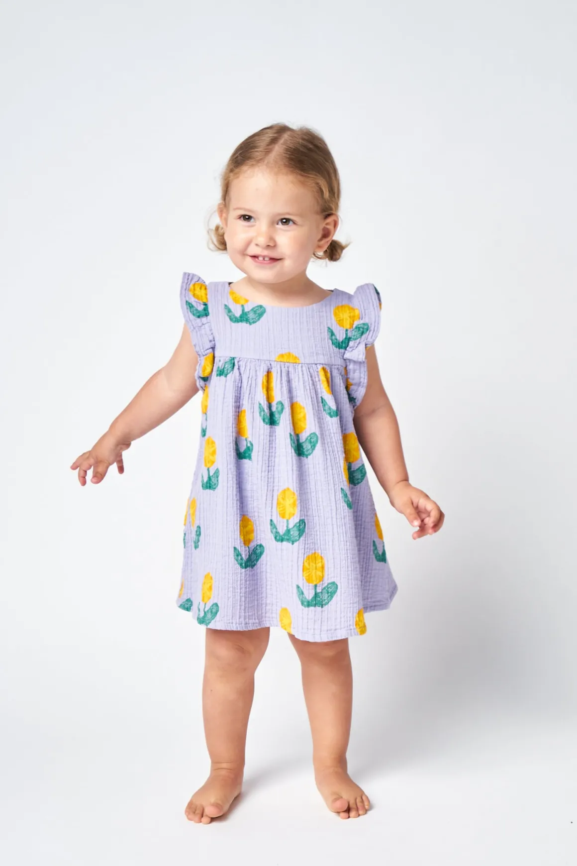Wallflowers All Over Woven Organic Cotton Baby Dress
