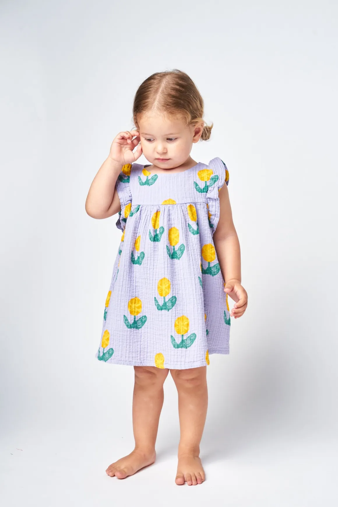 Wallflowers All Over Woven Organic Cotton Baby Dress