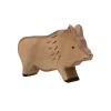 Wild Boar Wooden Figure