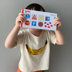 Wooden Memo Game - Traffic Signs by Goki