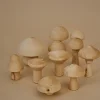 Wooden Mushrooms Set - Natural