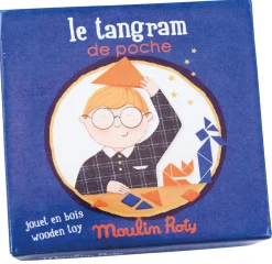 Wooden Pocket Tangram Puzzle