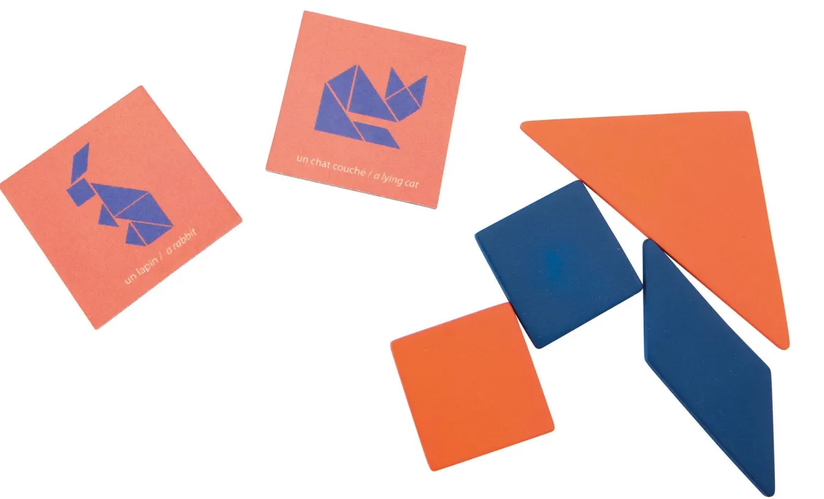 Wooden Pocket Tangram Puzzle