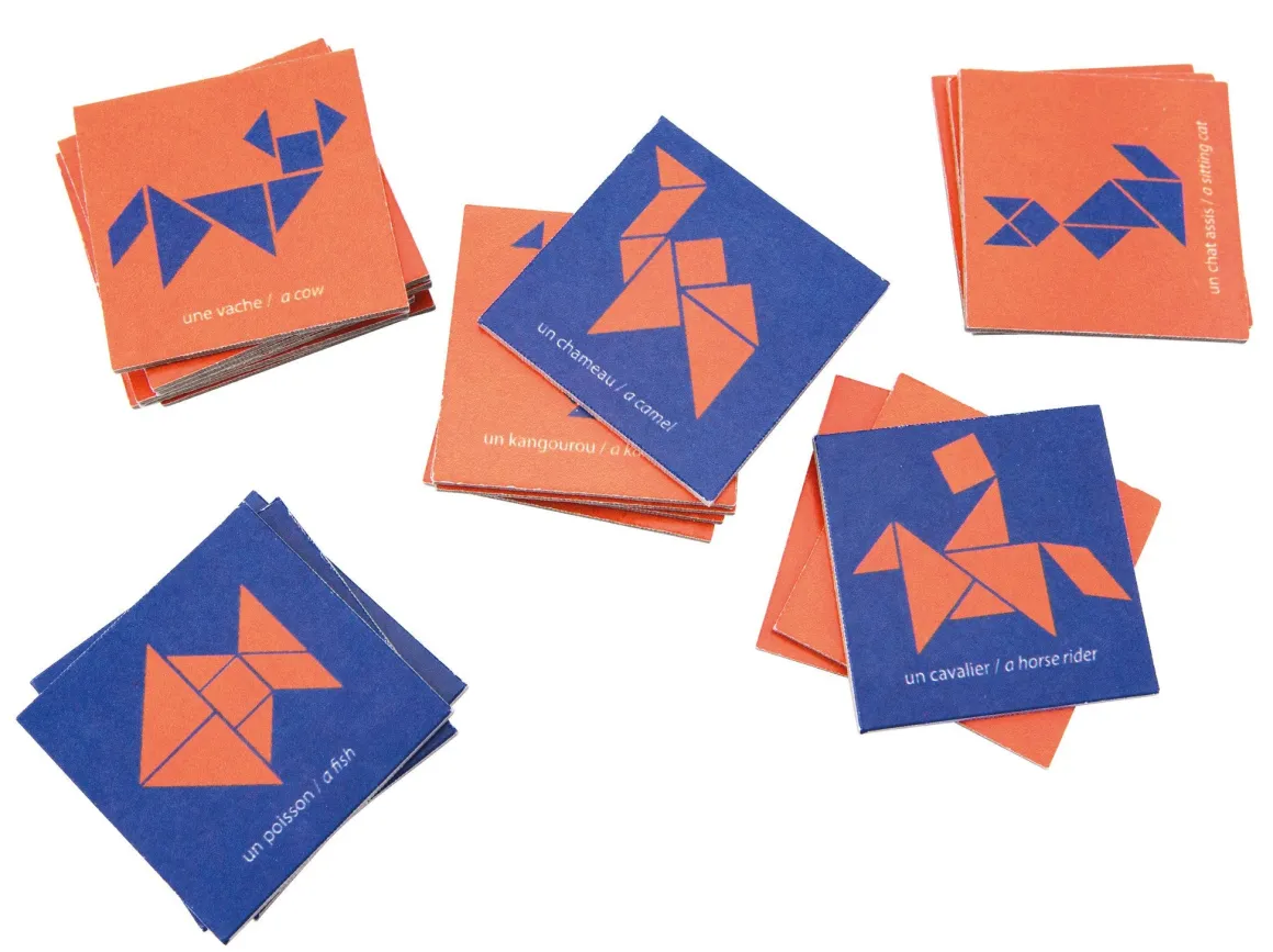 Wooden Pocket Tangram Puzzle