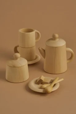 Wooden Tea Set - Natural