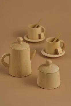 Wooden Tea Set - Natural