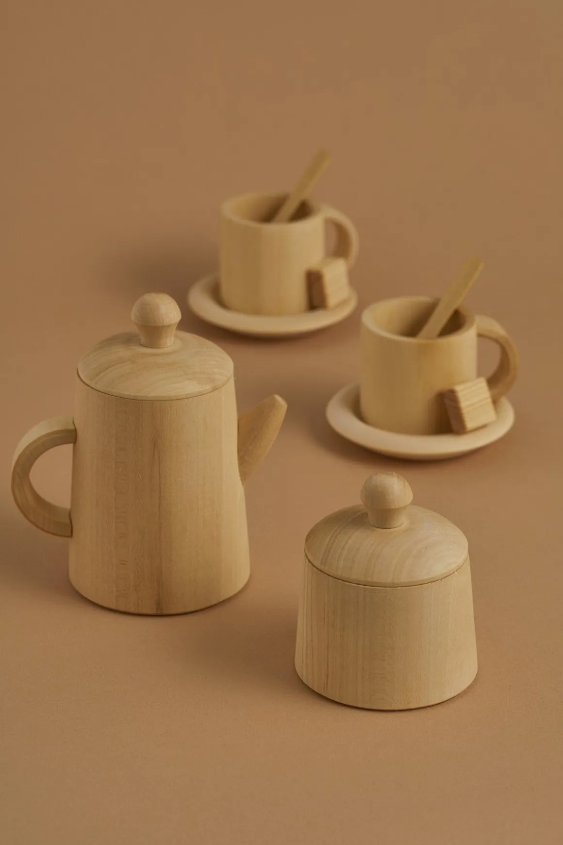 Wooden Tea Set - Natural