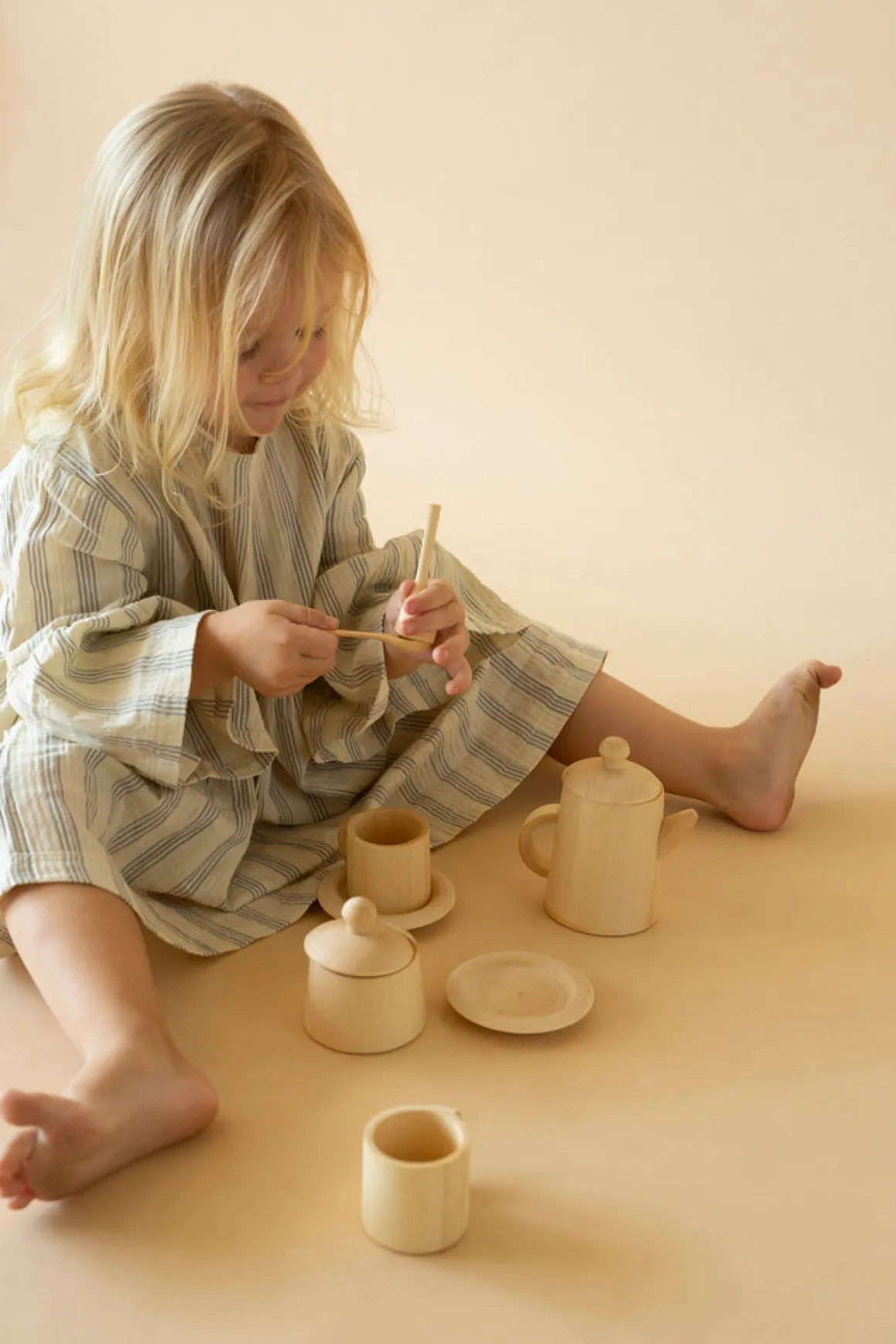 Wooden Tea Set - Natural