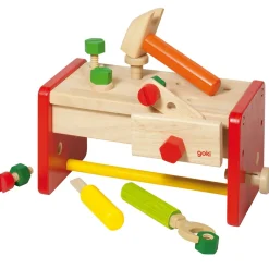 Wooden Workbench with Storage Box by Goki