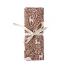 Woodland Print Muslin Swaddle Blanket